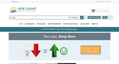 Desktop Screenshot of newsummitnutritionals.com