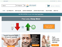 Tablet Screenshot of newsummitnutritionals.com